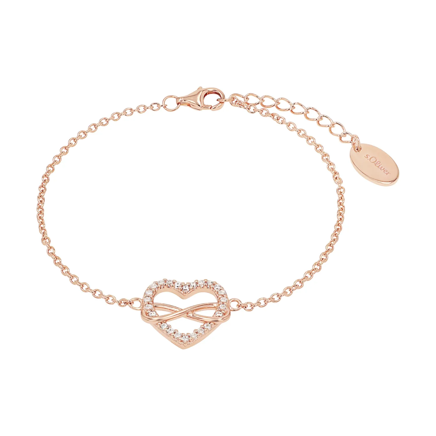 s.Oliver Grand Cœur bracelet femme argent 925