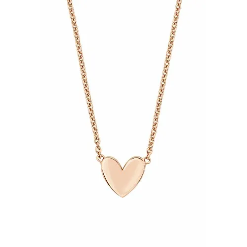 s.Oliver 2019871 collier femme argent cœur rosé