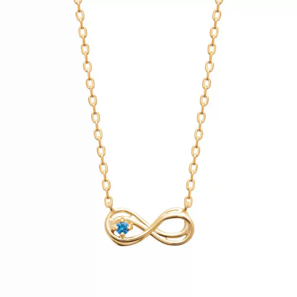 Oriana France collier infini plaqué or turquoise