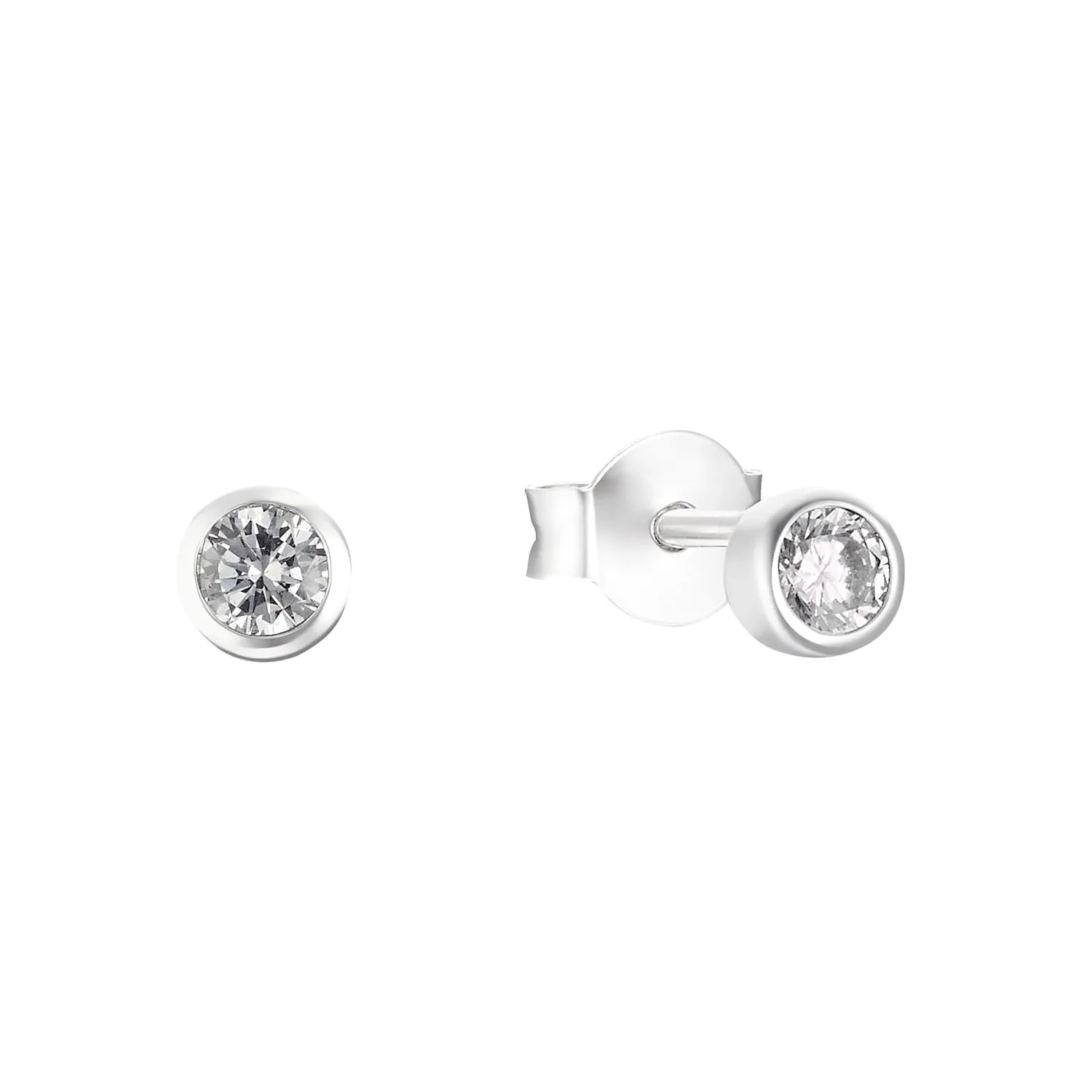 s.Oliver clous d’oreilles femme argent zircon 0,6 cm