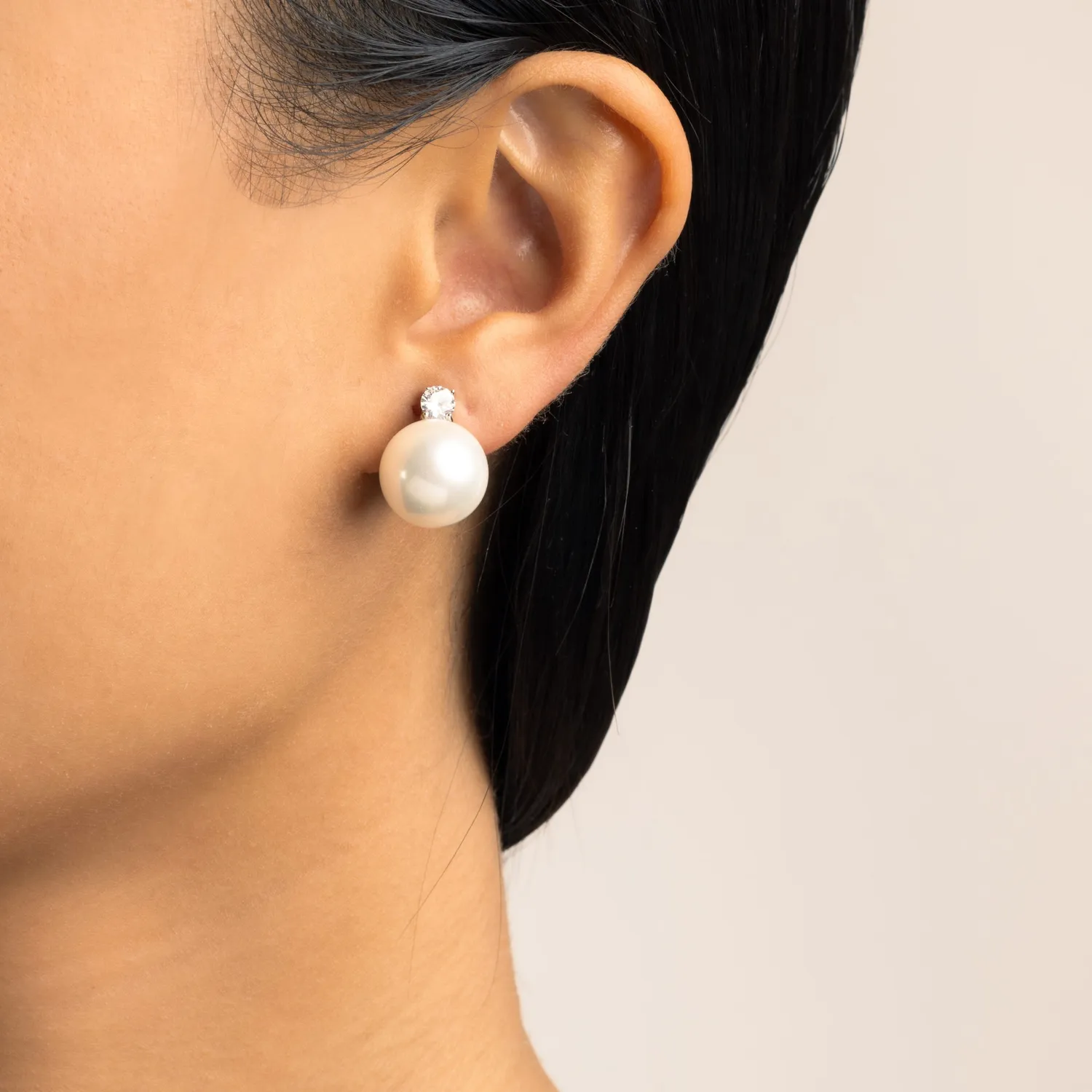 Ultima Edizione Brillante boucles d’oreilles perle 14 mm