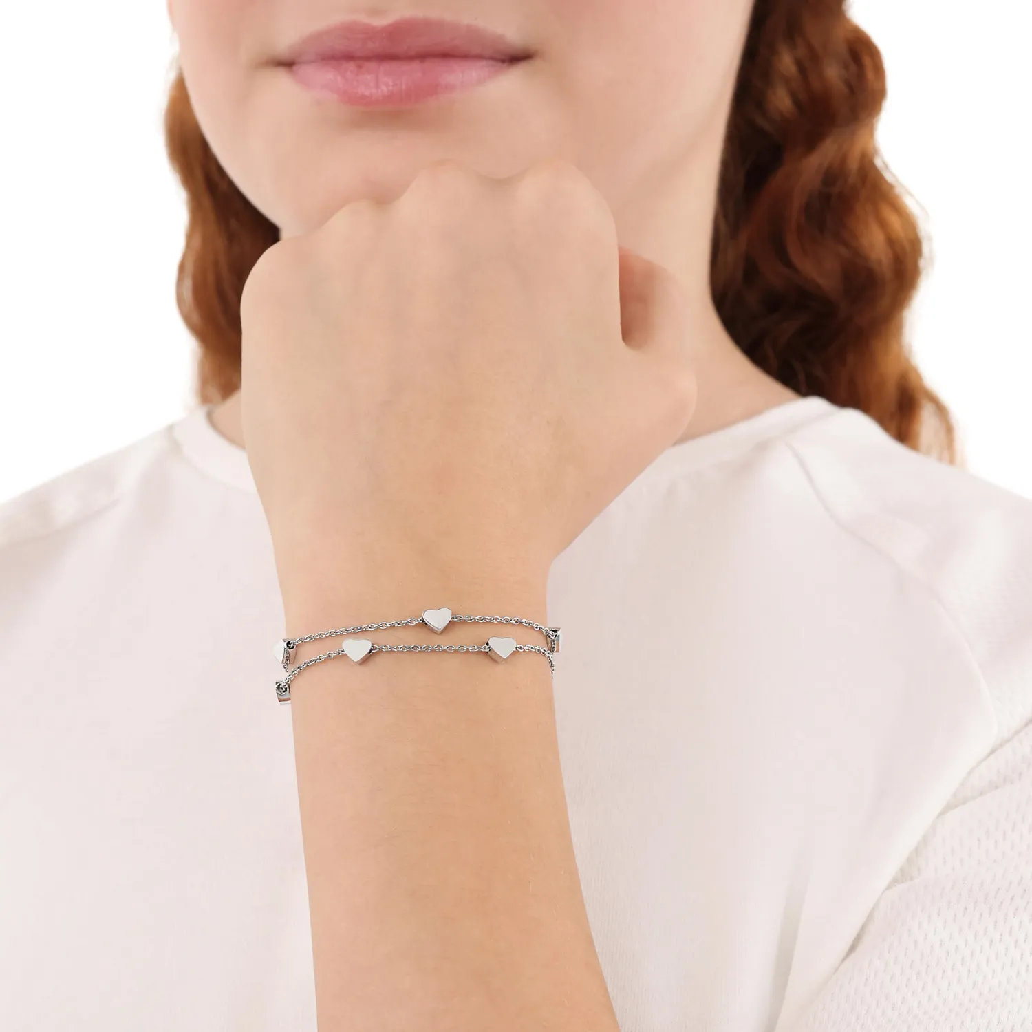 s.Oliver bracelet fille acier breloques 14-16 cm
