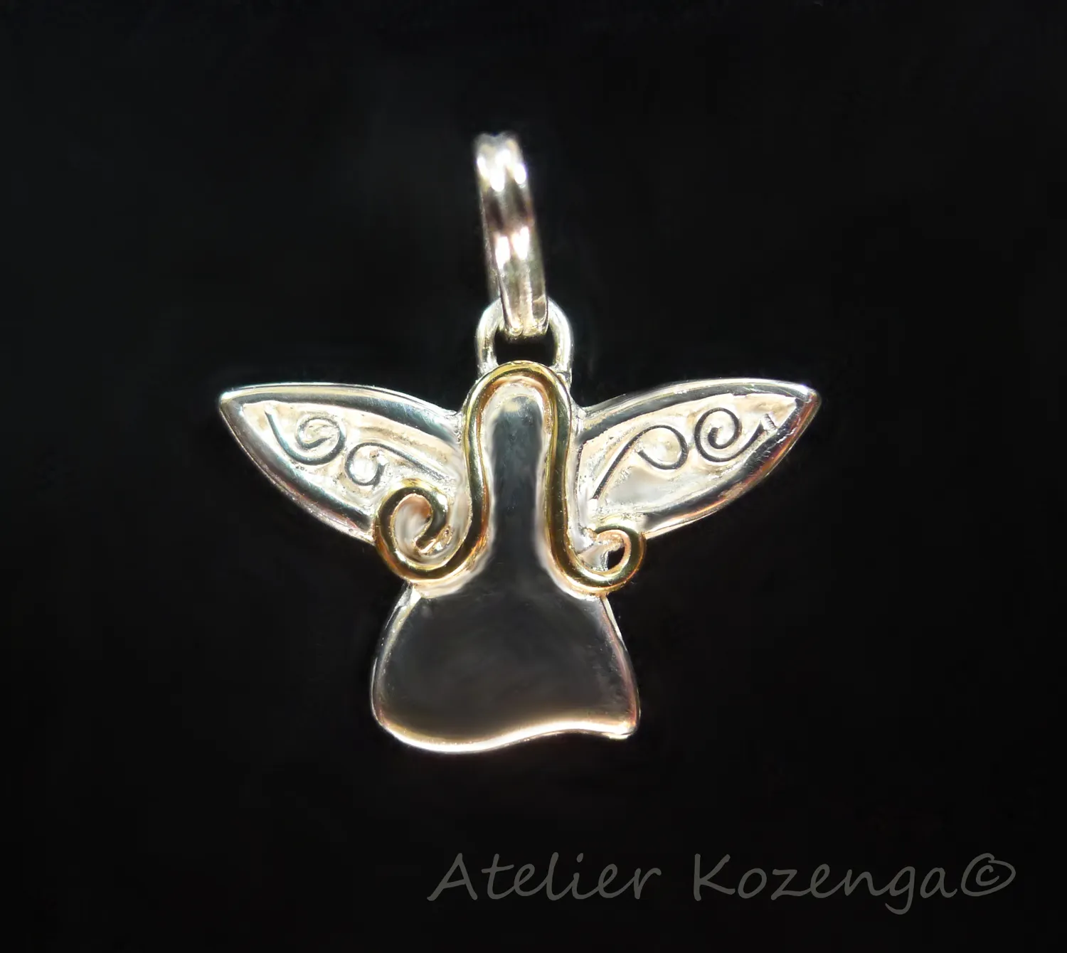 L'Atelier Kozenga Ange pendentif argent 950