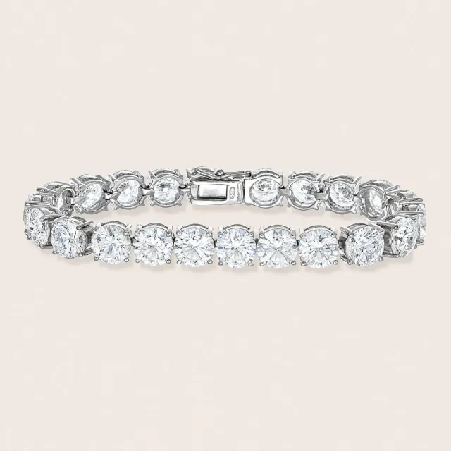 Ultima Edizione tennis blanc 8 mm bracelet rivière