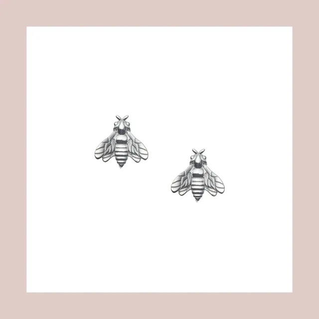 Lorella Tamberi Canal Bee Queen Bee Earrings boucles d’oreilles argenté