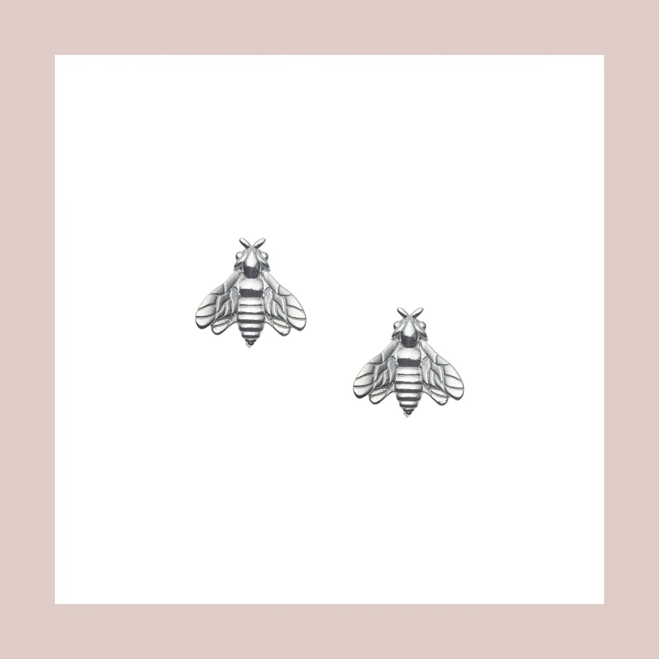 Lorella Tamberi Canal Bee Queen Bee Earrings boucles d’oreilles argenté