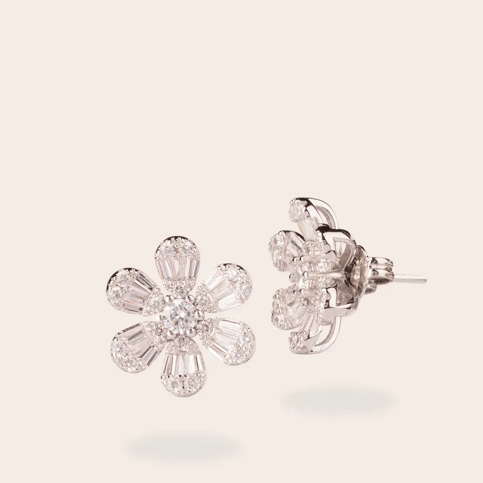 Ultima Edizione Flower Blanc boucles puces fleur