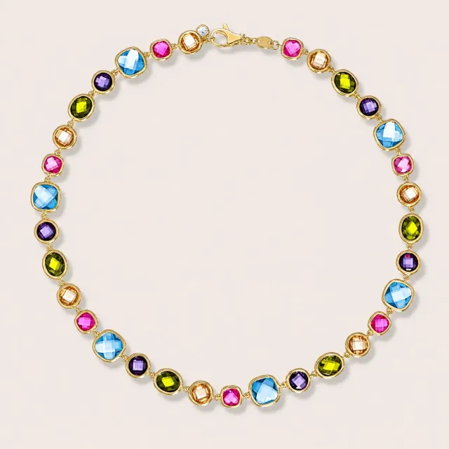 Ultima Edizione Multicolor 42 cm collier tour de cou couleur