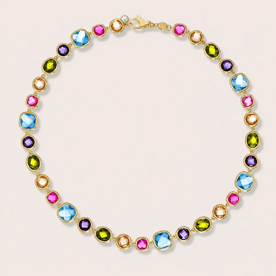 Ultima Edizione Multicolor 42 cm collier tour de cou couleur