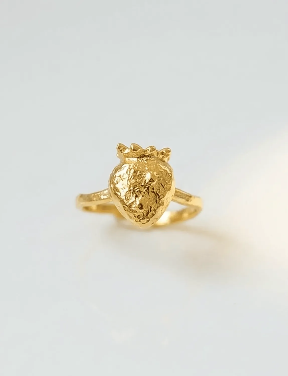 Elise Tsikis Iriano bague fraise taille 50 doré