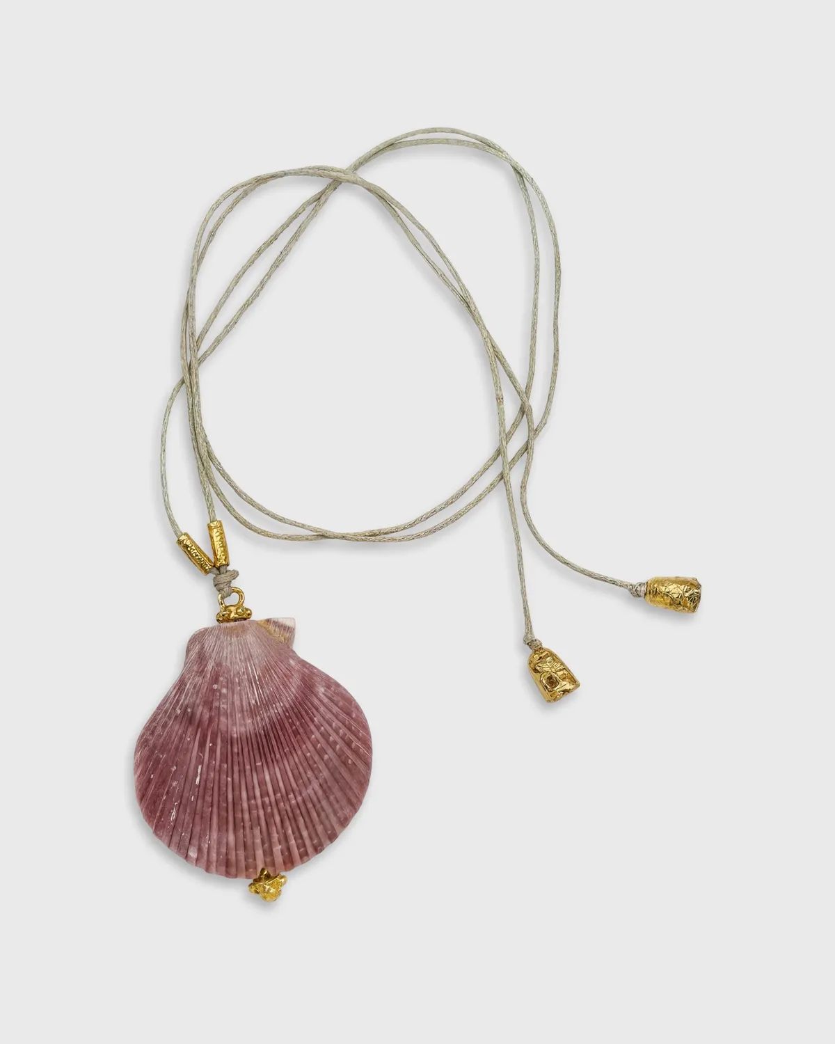 Elise Tsikis Hydra collier coquille rose