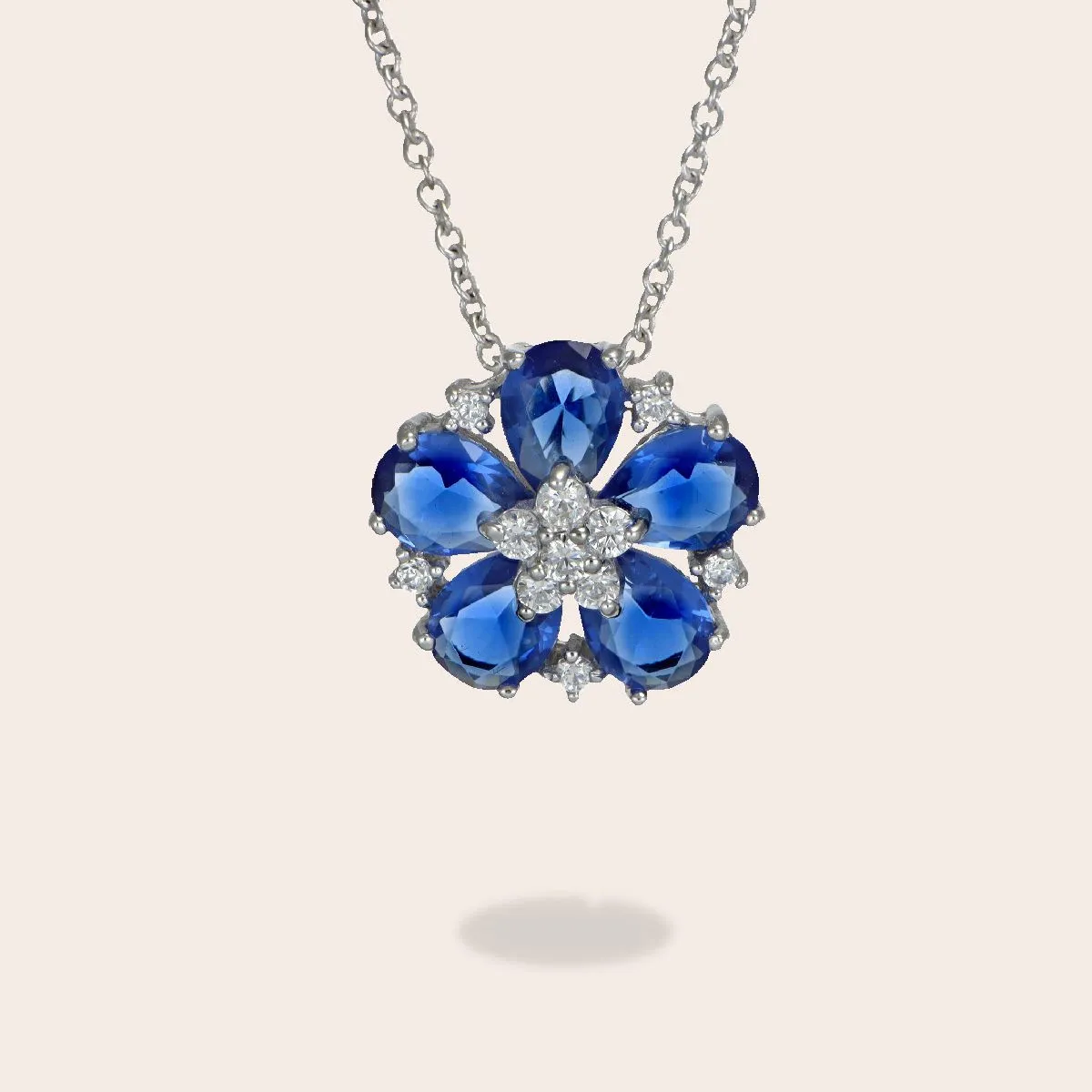 ULTIMA EDIZIONE fleur 5 pétales pendentif couleur