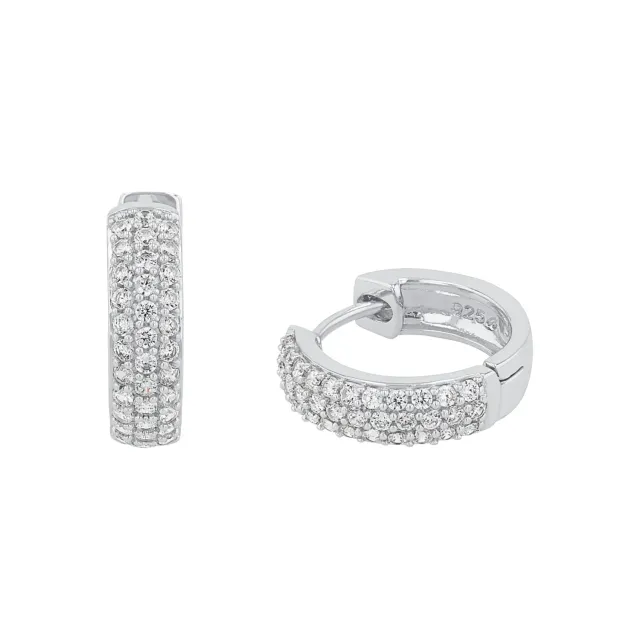 s.Oliver Classique boucles d’oreilles argent 925 classique