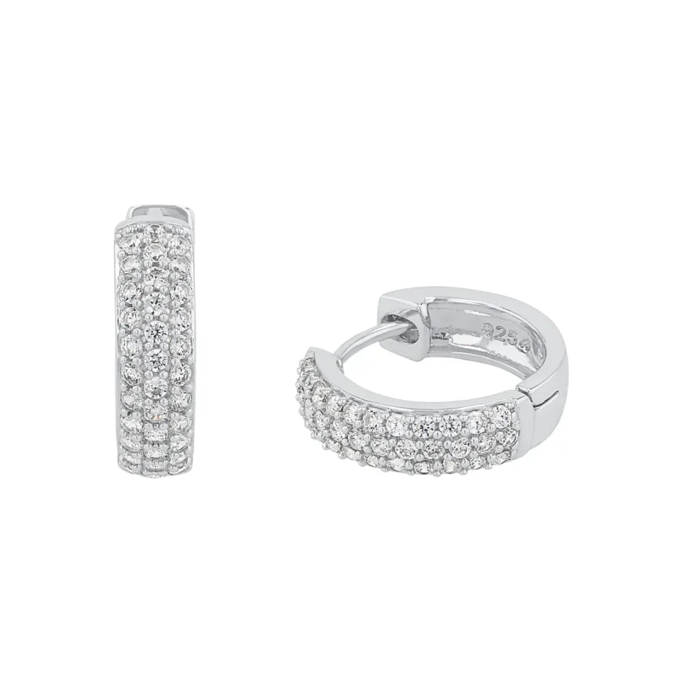 s.Oliver Classique boucles d’oreilles argent 925 classique