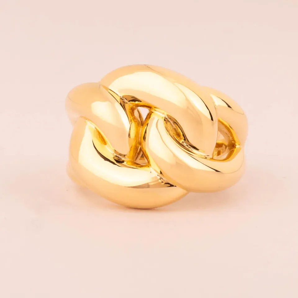 ULTIMA EDIZIONE Intreccio Liscio bague entrelacée lisse