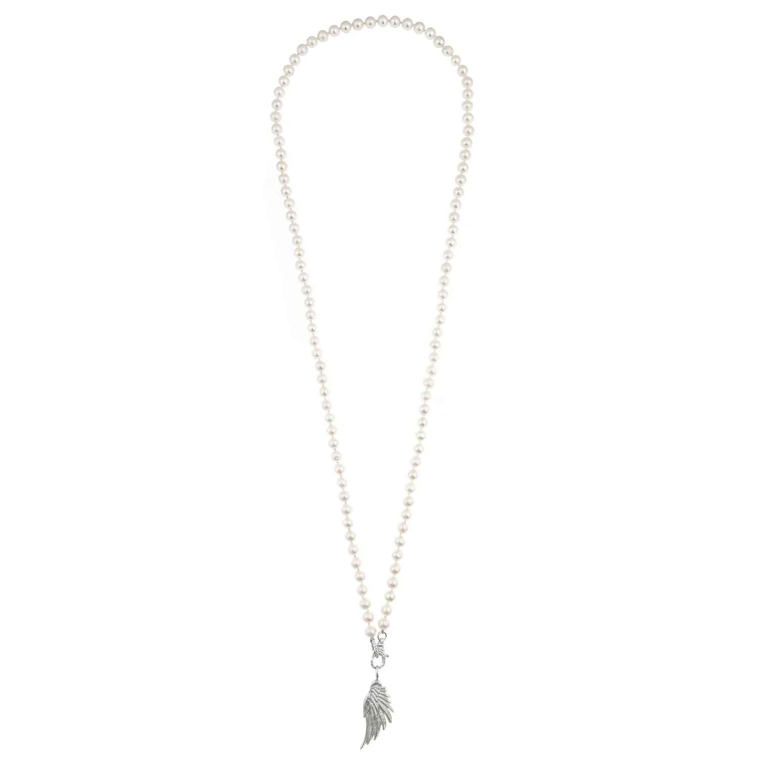 Lorella Tamberi Canal Artemis collier perles double rang aile