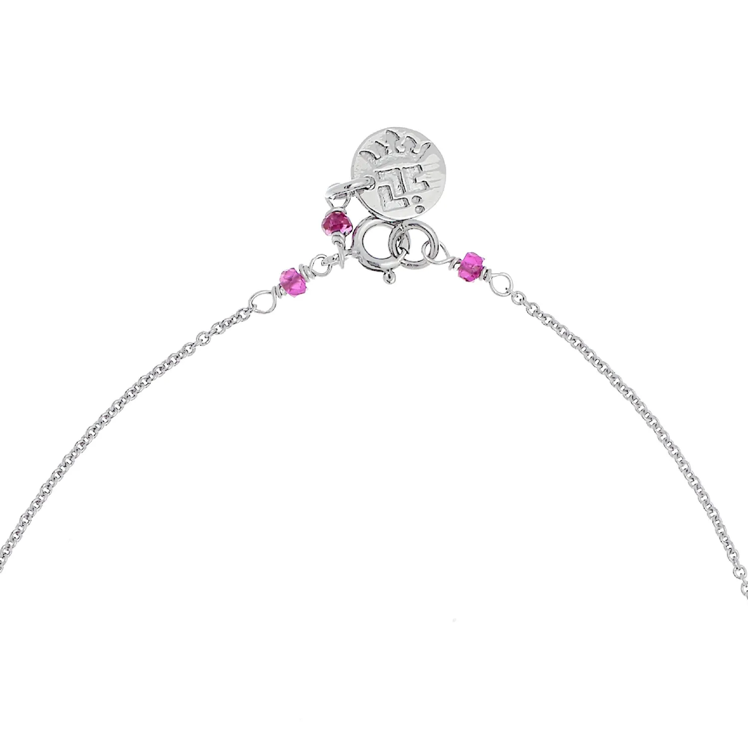 Lorella Tamberi Canal Bee Queen abeille collier argenté 43,5 cm
