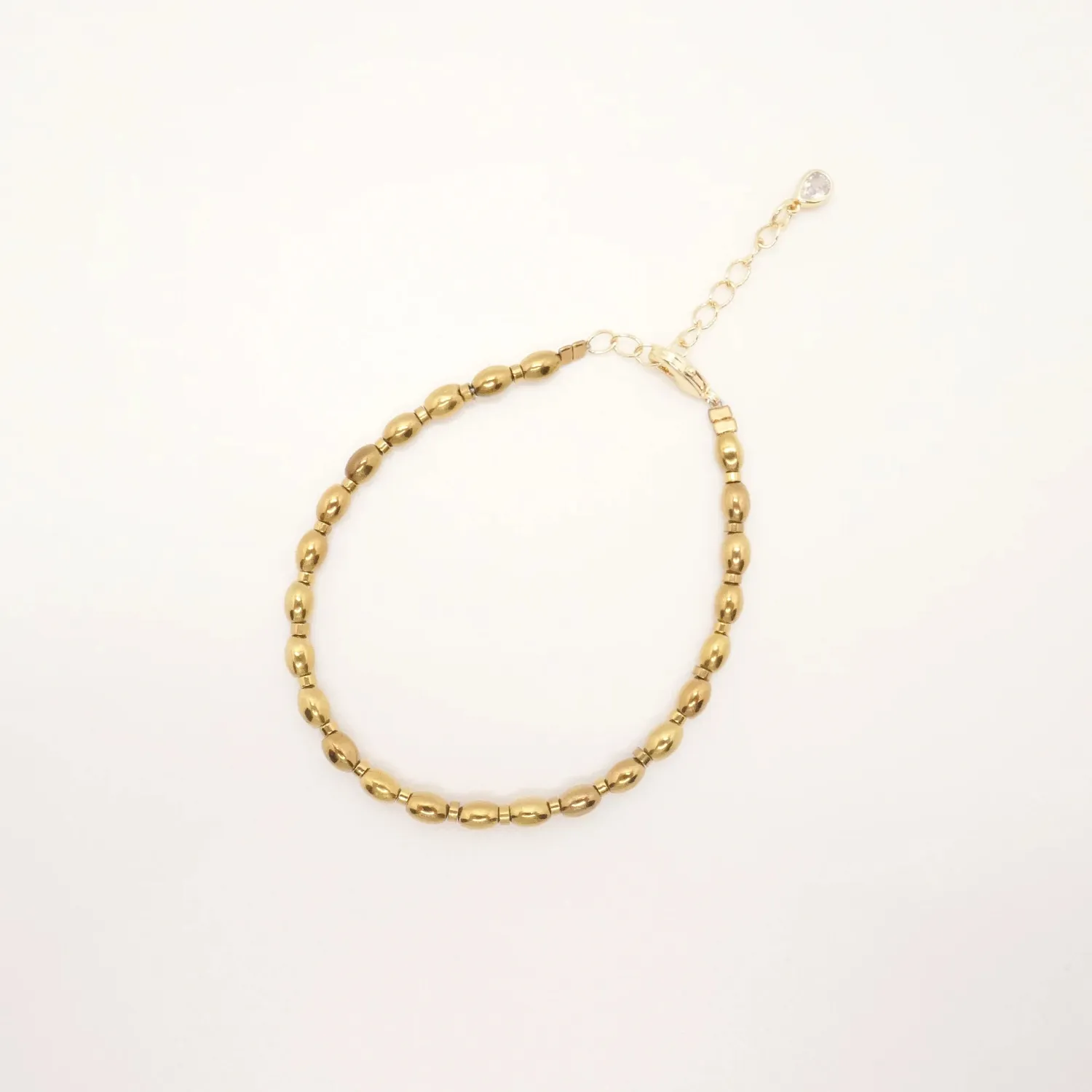 Cloralys Liliane bracelet hématite gold 15 cm