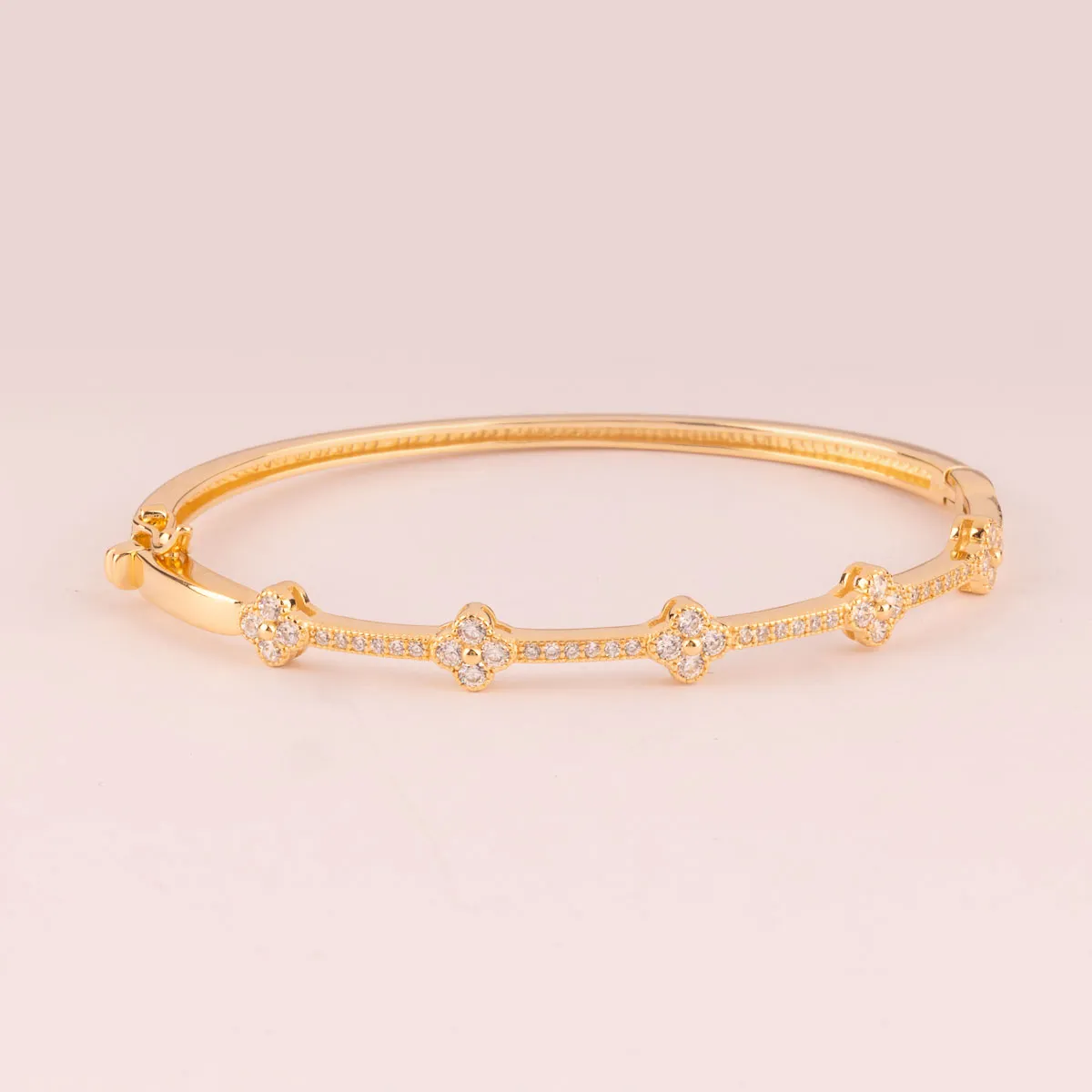 Ultima Edizione 5 Fiori bracelet rigide blanc fleurs