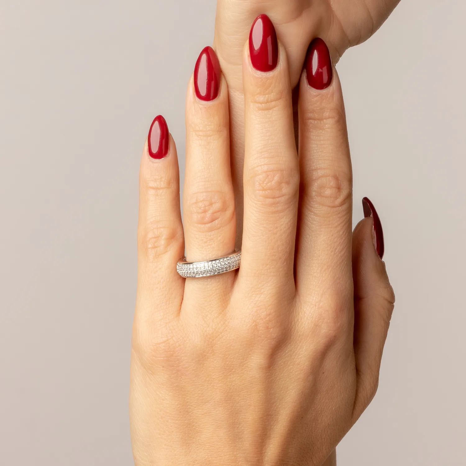 Ultima Edizione Fede alliance 5 mm pavé complet zircons