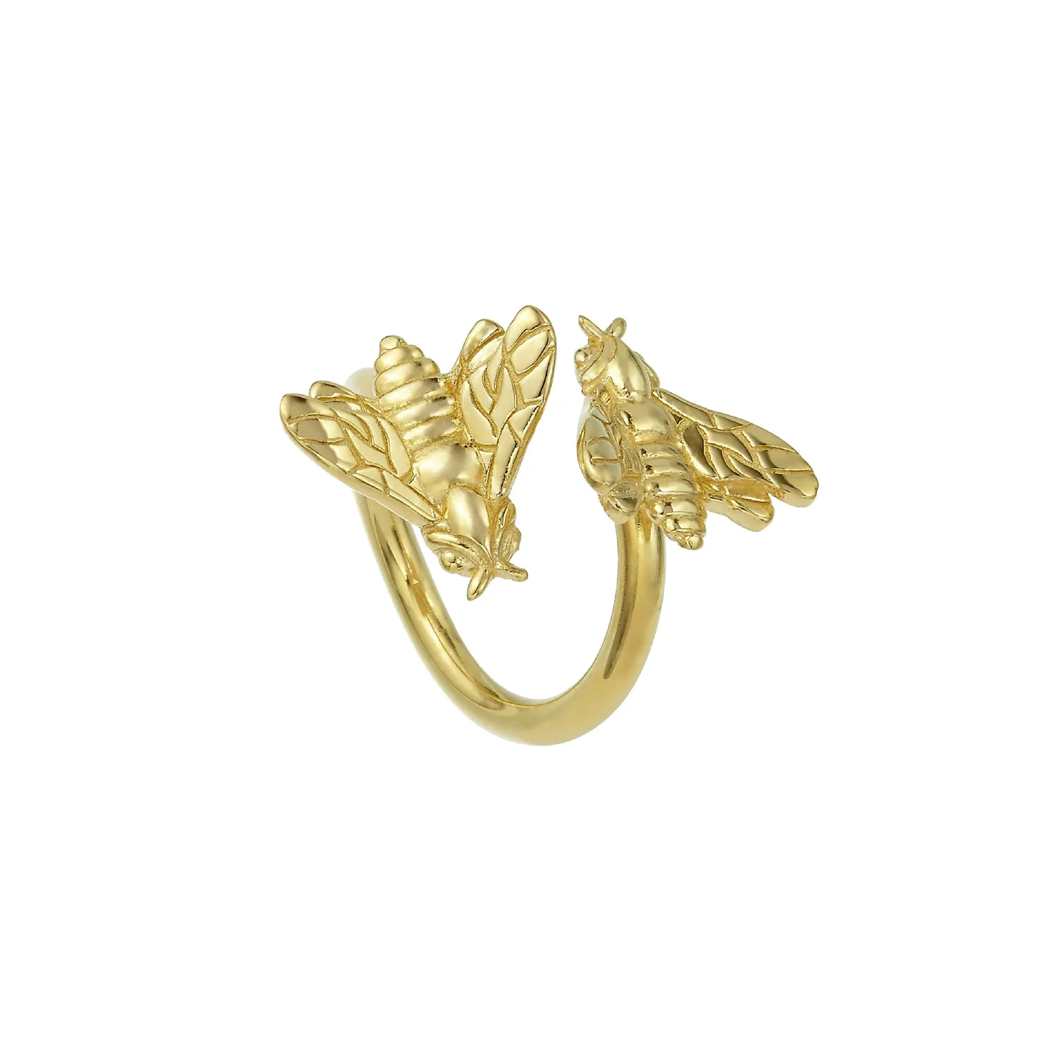 Lorella Tamberi Canal Bee Queen Two Bee bague dorée