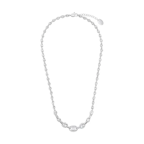 s.Oliver 2034941 collier femme argenté 42+3 cm acier