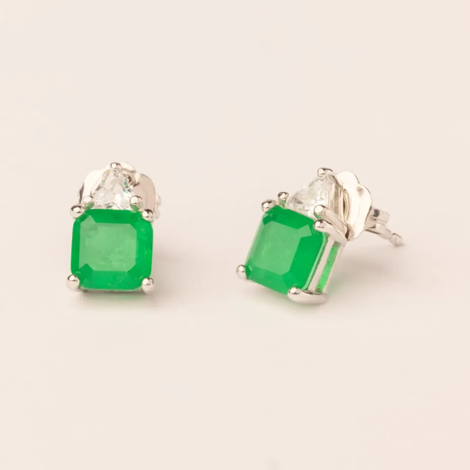 Ultima Edizione boucles d’oreilles triangle zircon