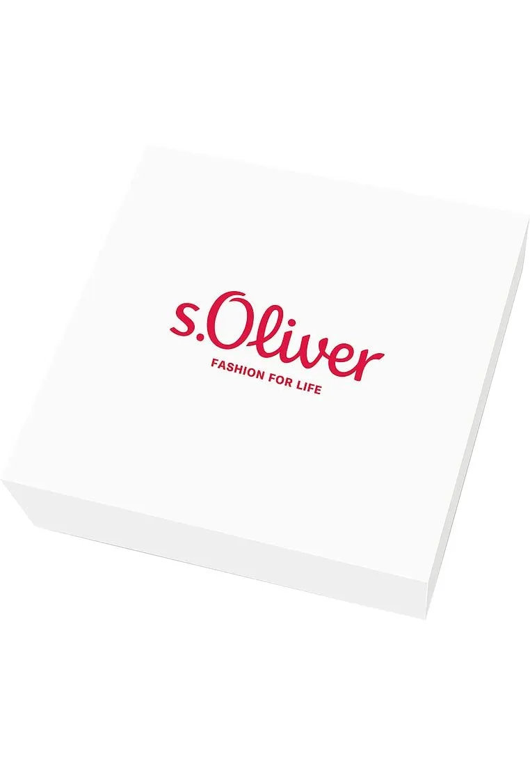 s.Oliver 2034977 boucles pendantes argent zircone 3,9 cm