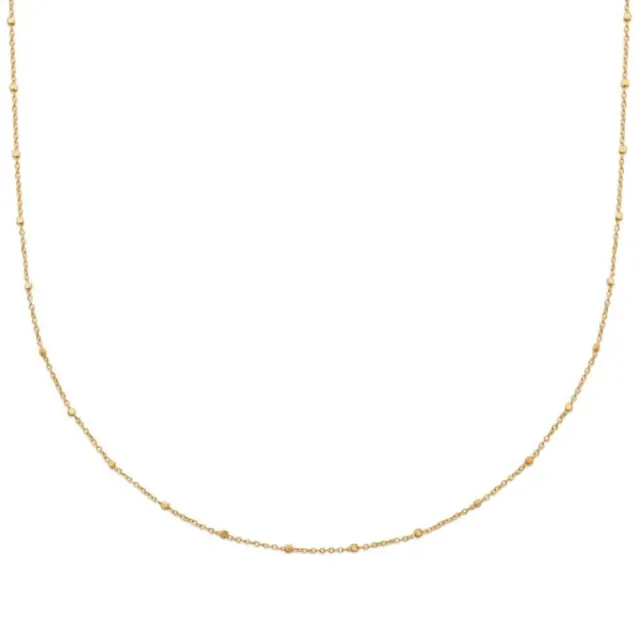 Oriana France Dylane perles collier plaqué or fin