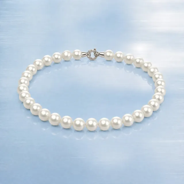 Ultima Edizione PerlaSposa collier perle blanche 12 mm mariée