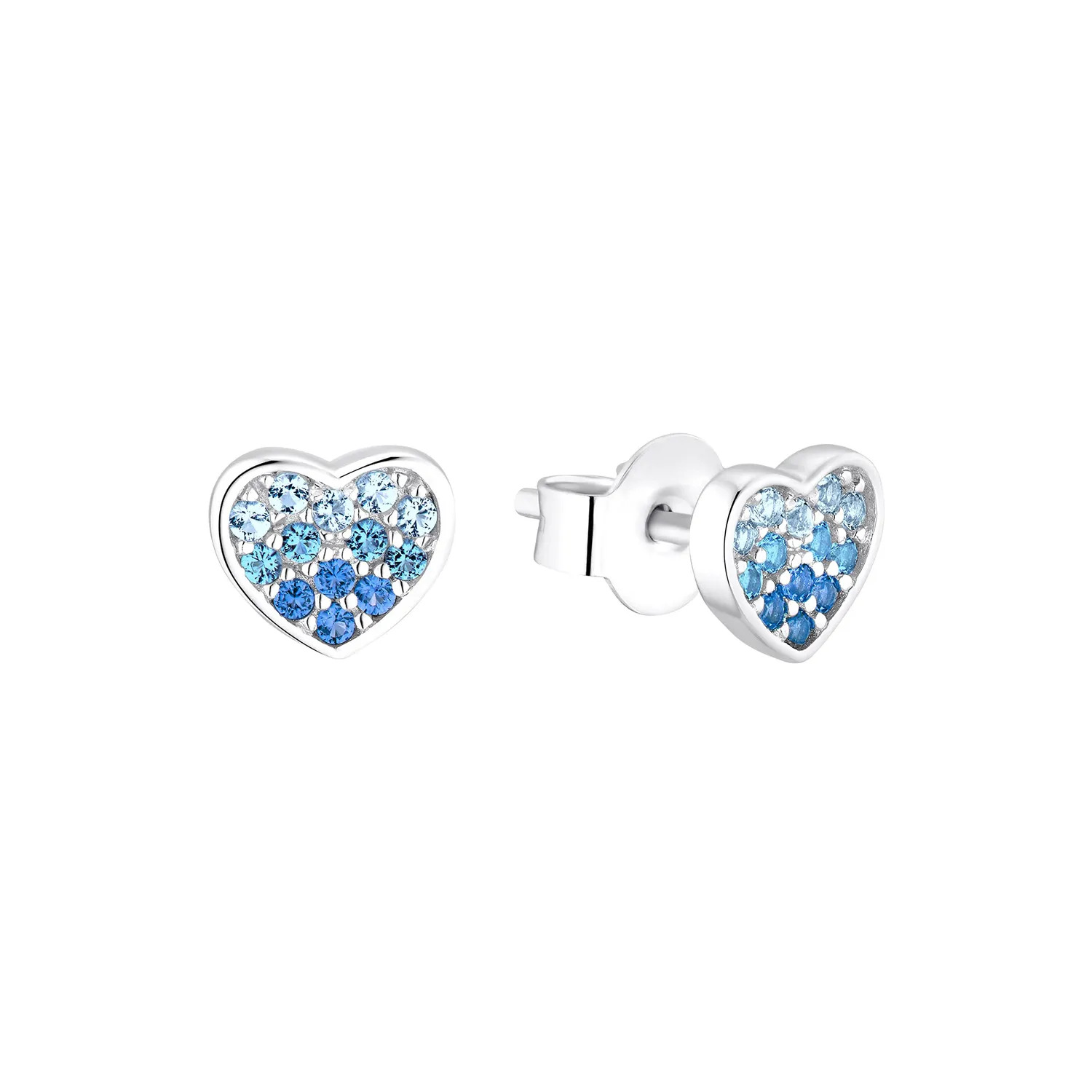 s.Oliver Cœur boucles d'oreilles fille argent blanc