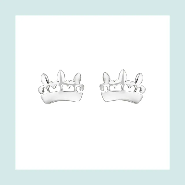 Lorella Tamberi Canal Bee Queen Crown boucles argentées