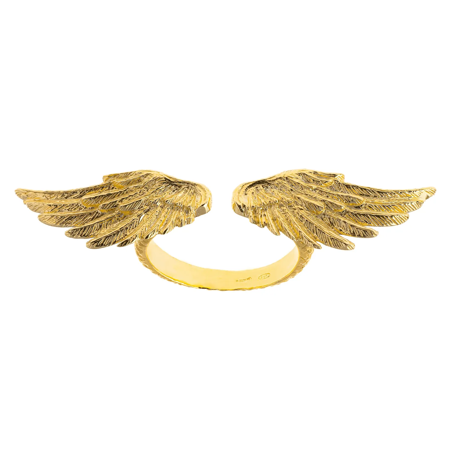 Lorella Tamberi Artemis Double Wing bague dorée