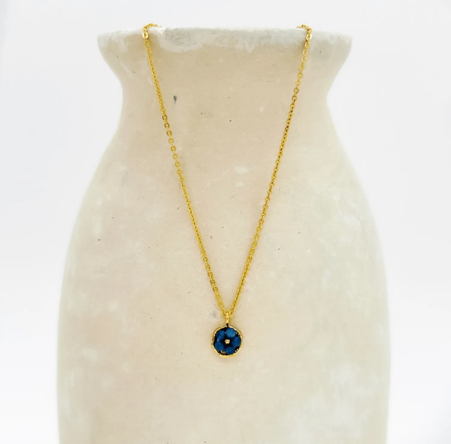 Elise Tsikis Philea collier femme 40 cm rose