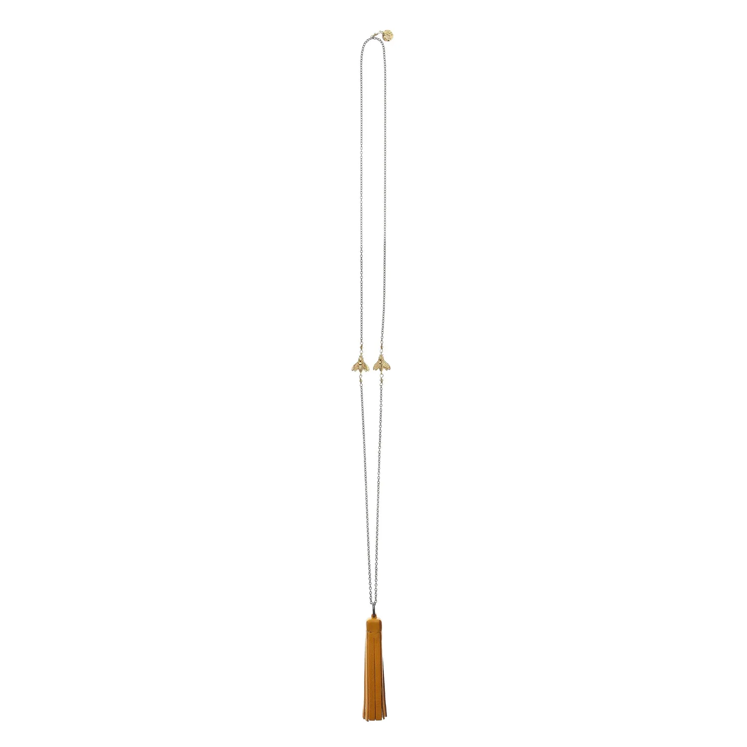 Lorella Tamberi Canal Bee Queen collier pompon miel abeilles 86 cm