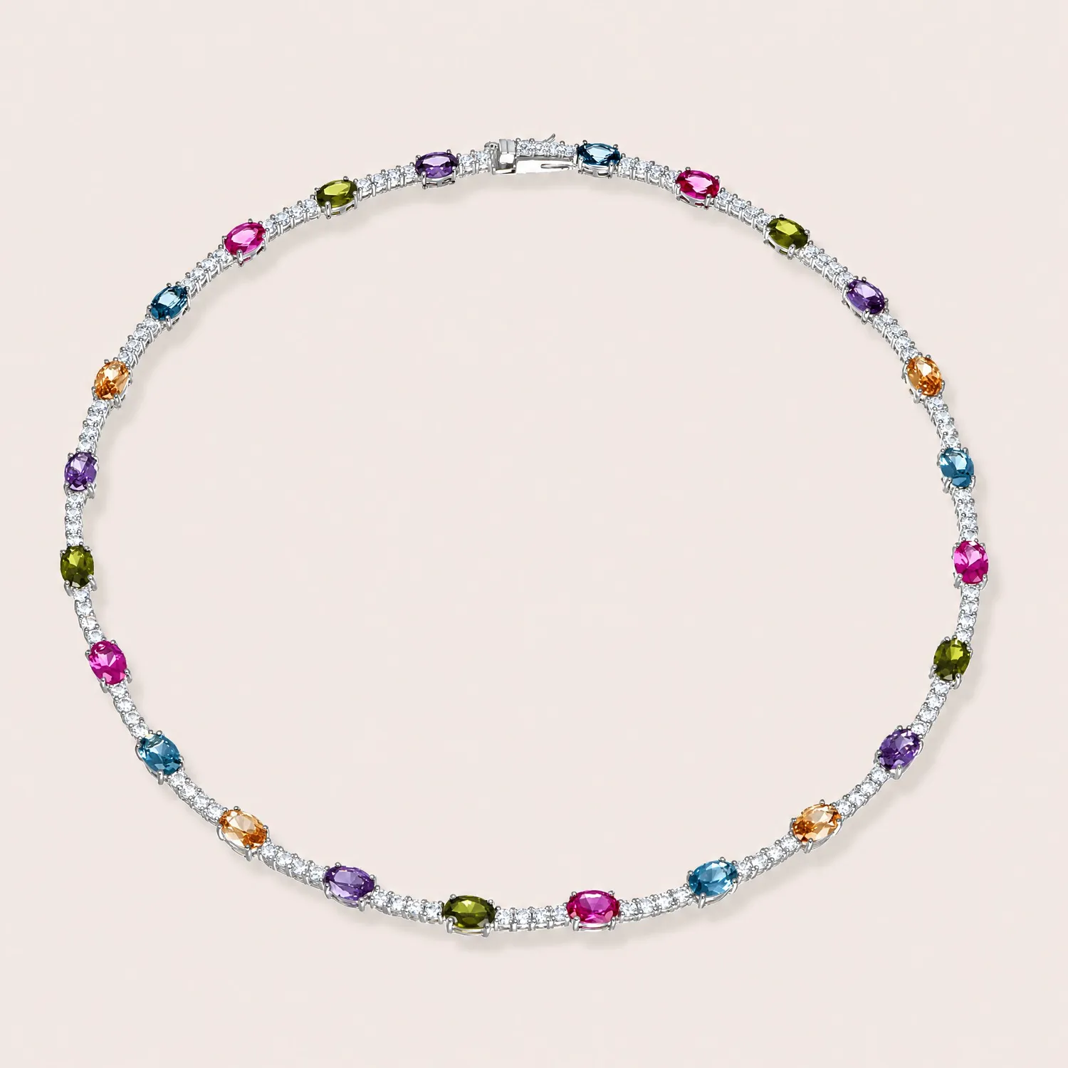 Ultima Edizione Ovalini Multicolor collier ras du cou
