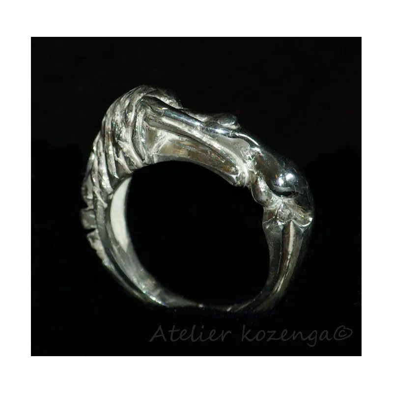 L'Atelier Kozenga Lorelei bague argent massif taille 52