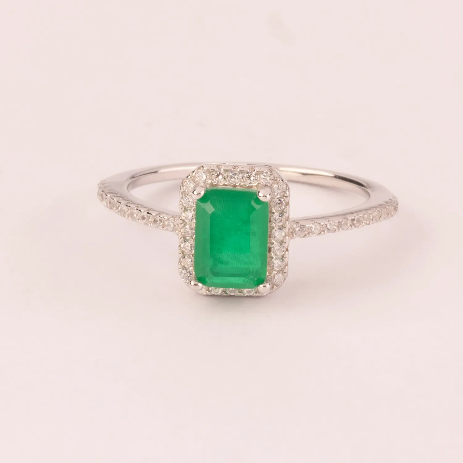 ULTIMA EDIZIONE pierre rectangulaire couleur bague 5x7
