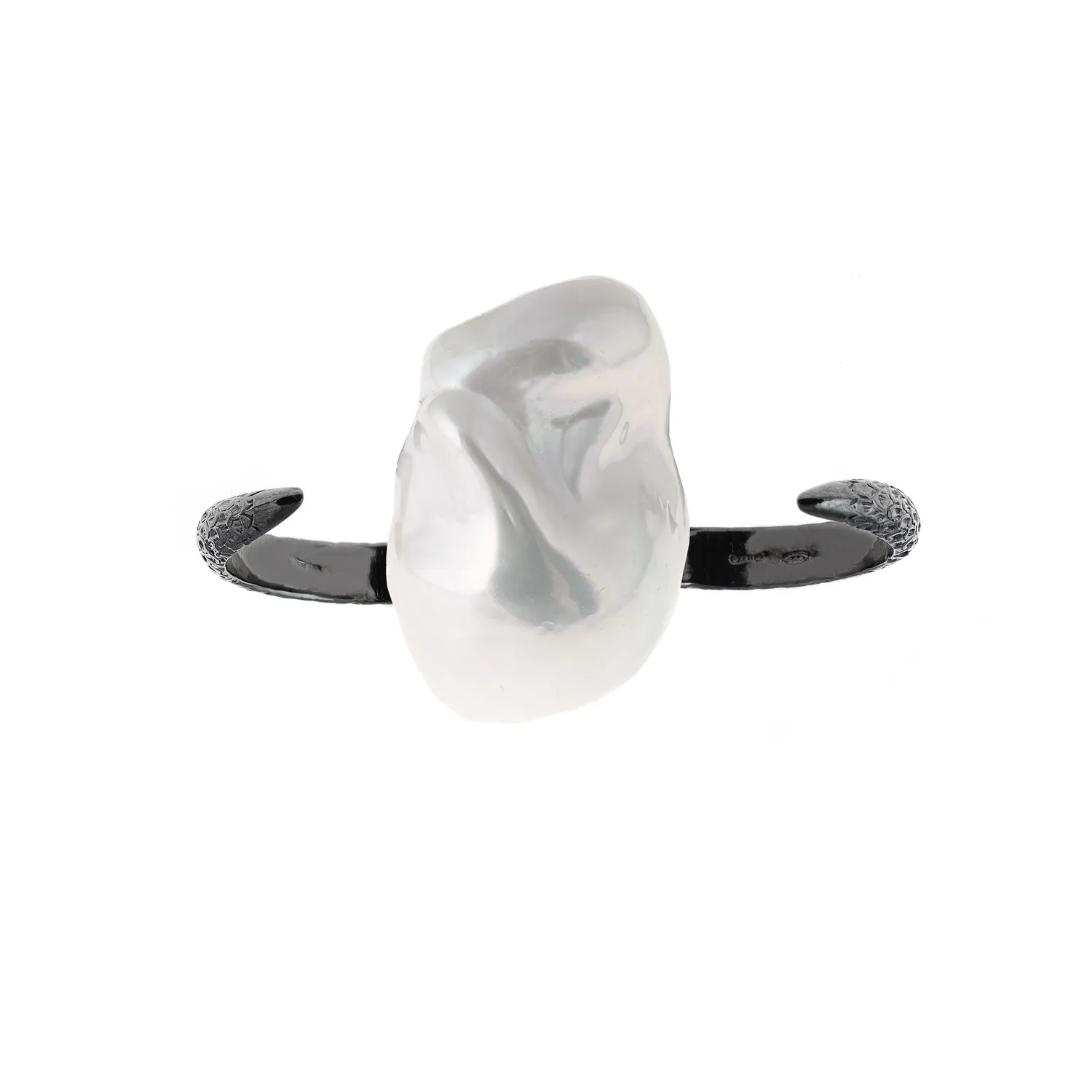 Lorella Tamberi Canal Artemis Double Talon bague perle baroque