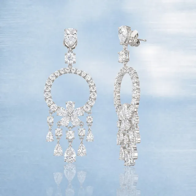 Ultima Edizione Pendente Tondo Cascata boucles d’oreilles rondes