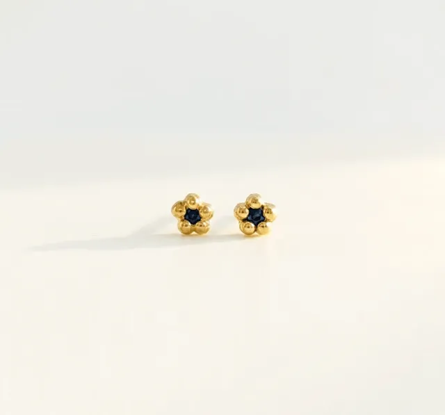 Elise Tsikis Rosi boucles d'oreilles rose doré