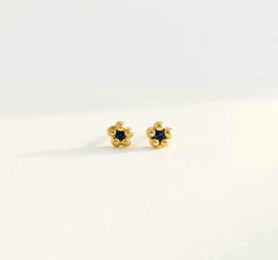 Elise Tsikis Rosi boucles d'oreilles rose doré