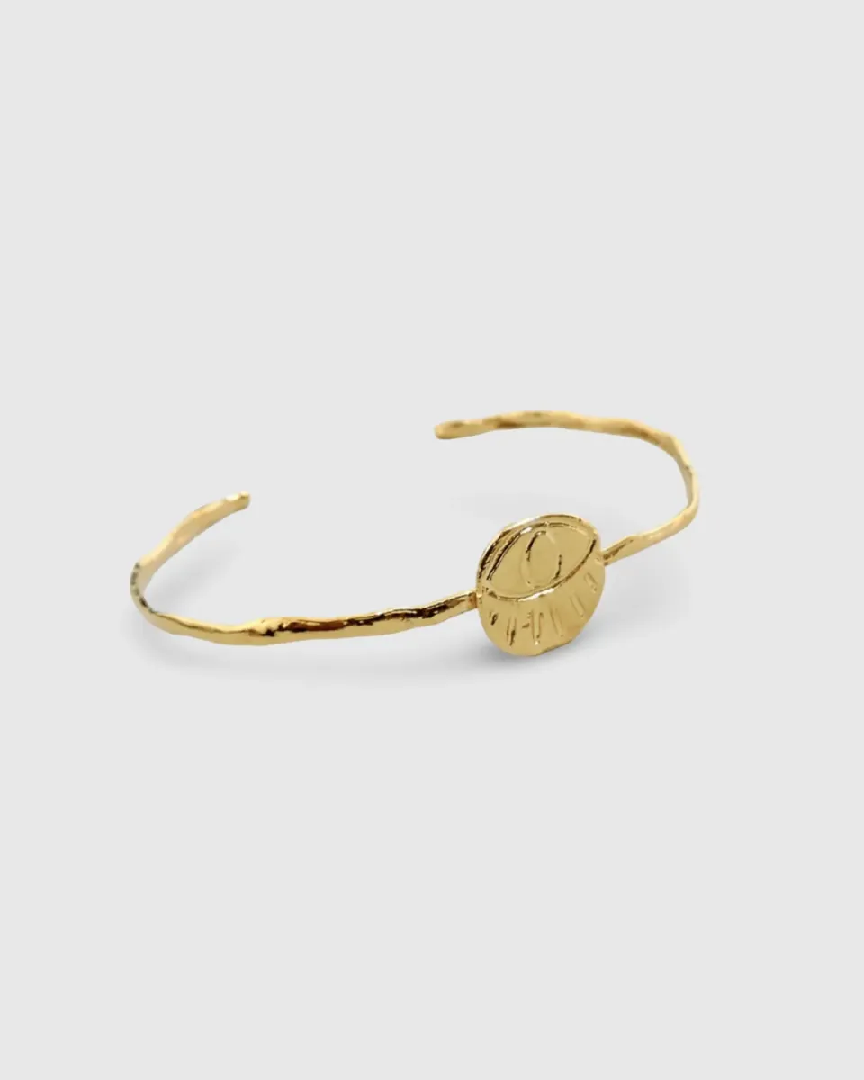 Elise Tsikis Drama bracelet jonc doré
