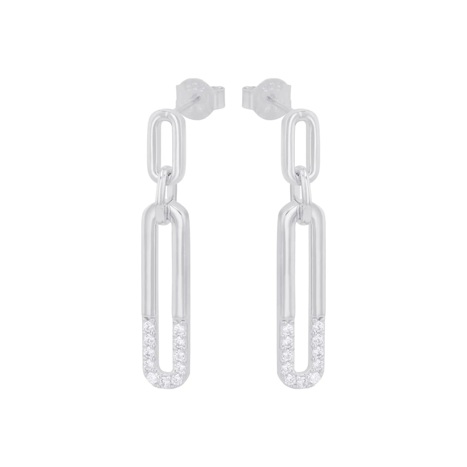 s.Oliver 2034856 boucles d'oreilles pendantes argent zircon