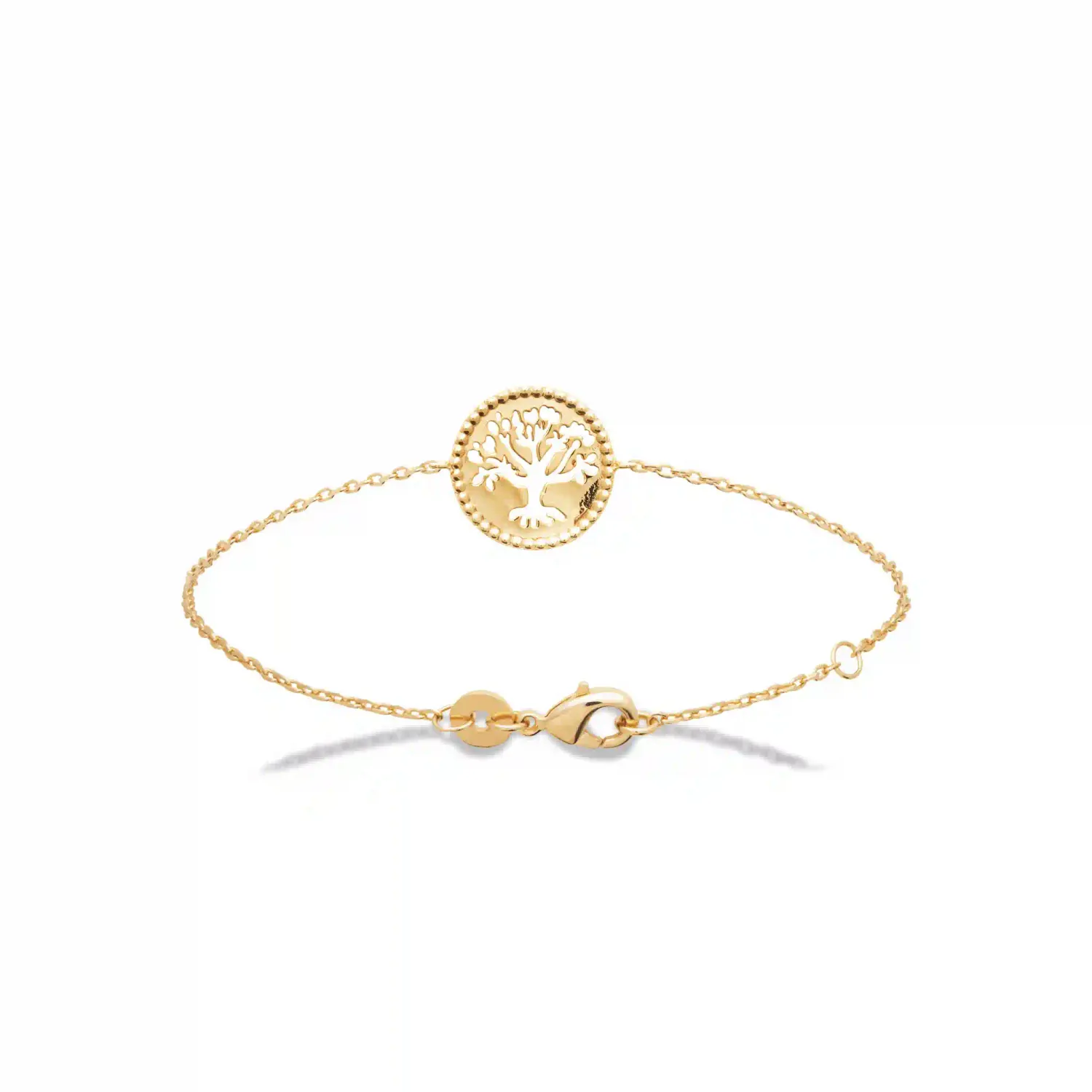 Oriana France arbre de vie bracelet plaqué or 18 carats hypoallergénique
