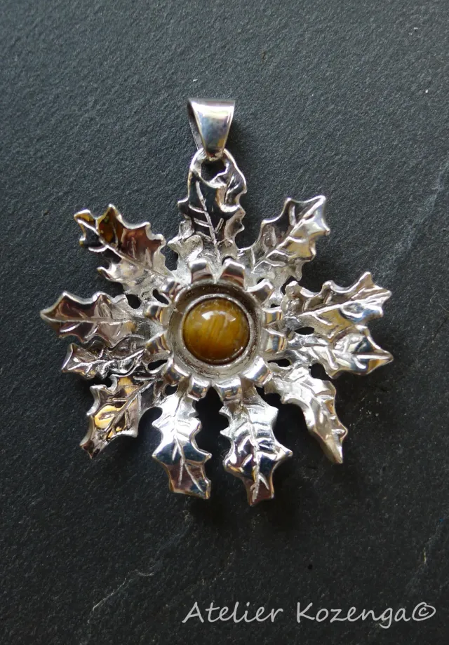 L'Atelier Kozenga Cardabelle II pendentif argent 950
