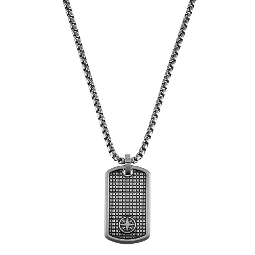 s.Oliver 2036846 collier homme boussole 55+5 cm