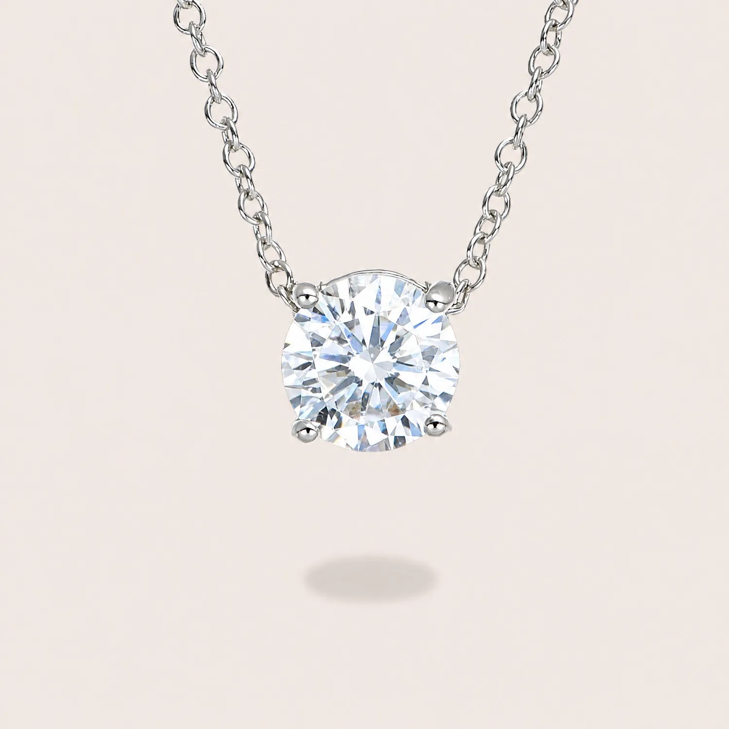 Ultima Edizione punto luce 2 Ct collier pendentif blanc