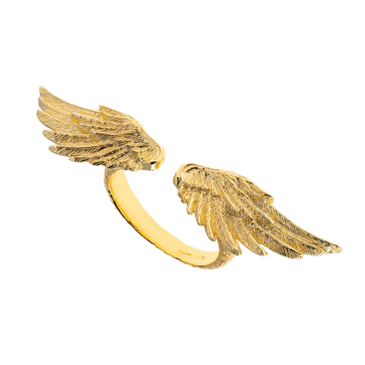Lorella Tamberi Artemis Double Wing bague dorée