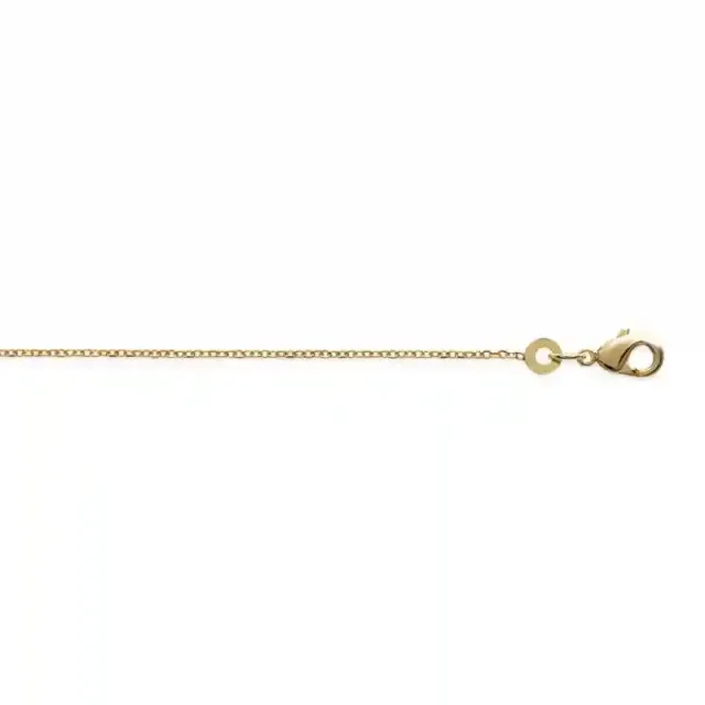 Oriana France chaîne forçat diamantée 1,15 mm plaqué or